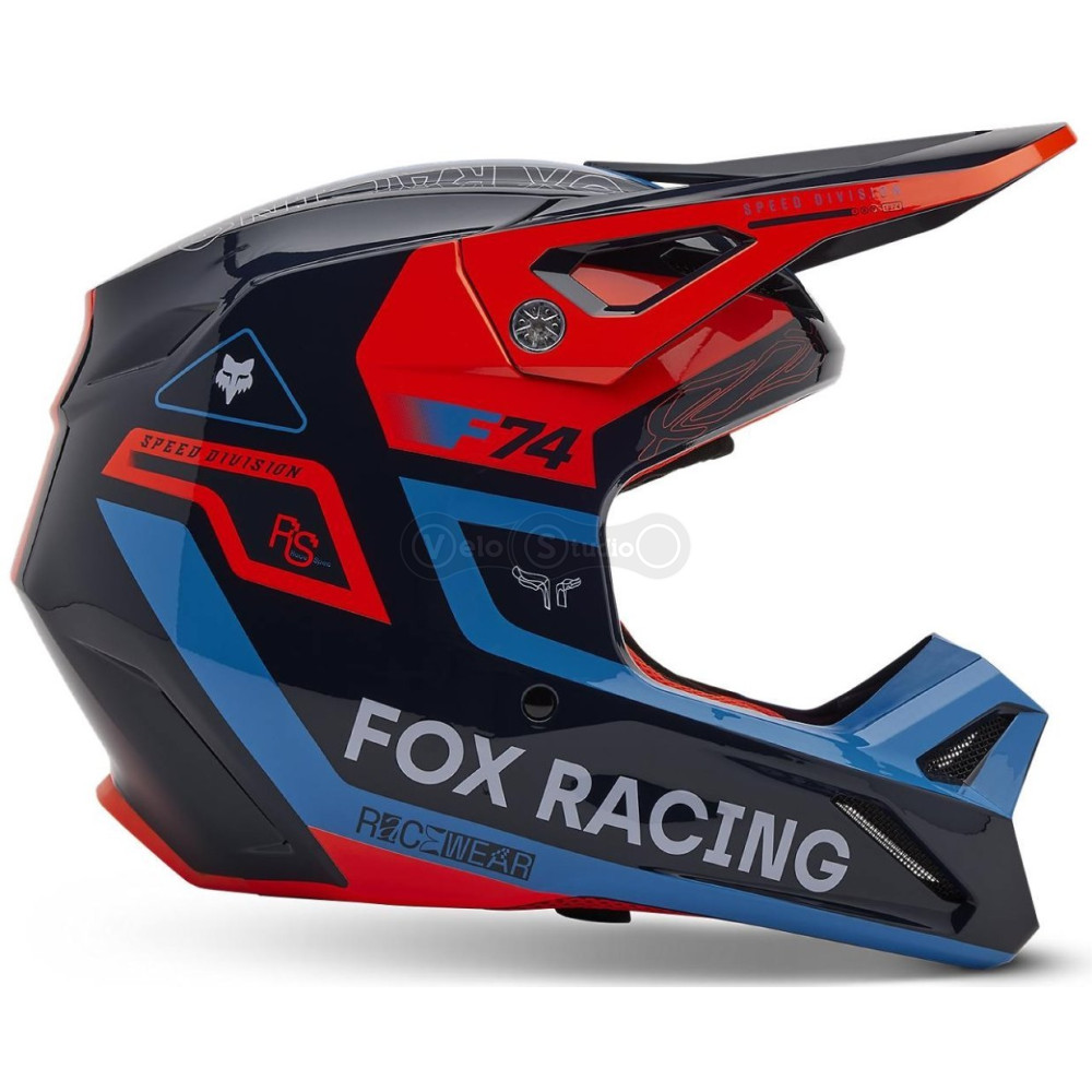 Детский мотошлем FOX YTH V1 Mips Helmet - Race Spec [Midnight], YM