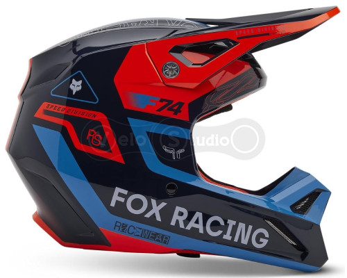 Детский мотошлем FOX YTH V1 Mips Helmet - Race Spec [Midnight], YS