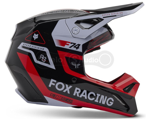 Детский мотошлем FOX YTH V1 Mips Helmet - Race Spec [Flo Red], YS