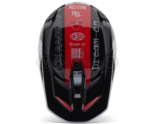 Детский мотошлем FOX YTH V1 Mips Helmet - Race Spec [Flo Red], YS