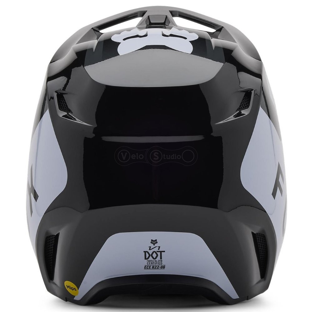 Детский мотошлем FOX YTH V1 Mips Helmet - Lean [Black], YS
