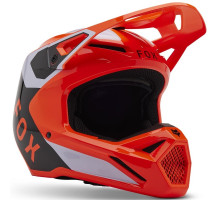 Дитячий мотошолом FOX YTH V1 Mips Helmet - Lean [Flo Orange], YM