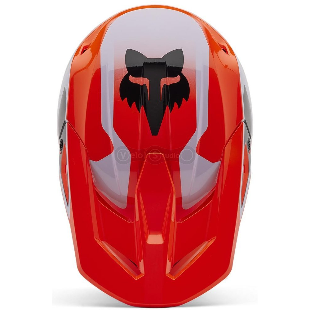 Детский мотошлем FOX YTH V1 Mips Helmet - Lean [Flo Orange], YM