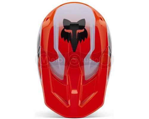 Детский мотошлем FOX YTH V1 Mips Helmet - Lean [Flo Orange], YM