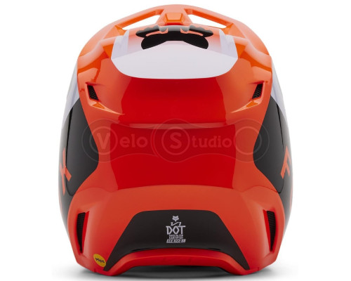 Детский мотошлем FOX YTH V1 Mips Helmet - Lean [Flo Orange], YM