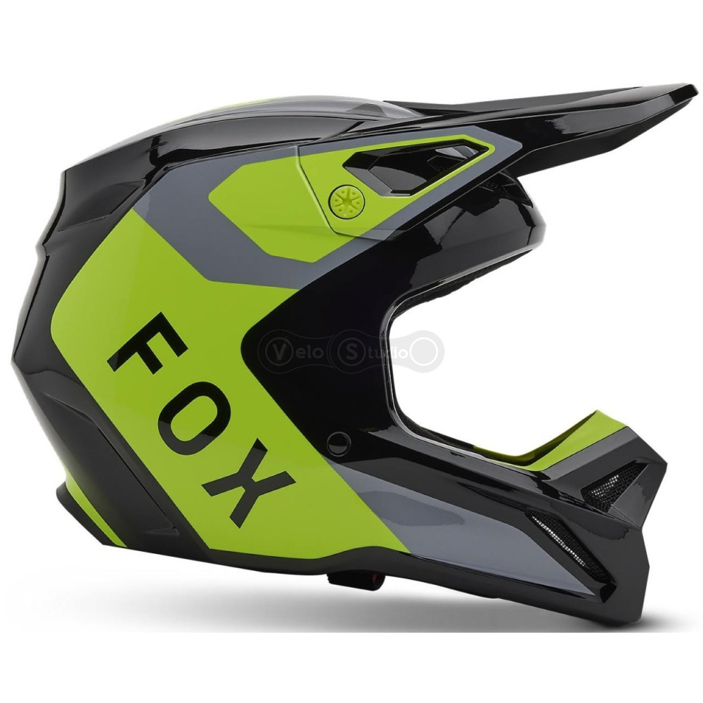 Детский мотошлем FOX YTH V1 Mips Helmet - Lean [Grey], YM