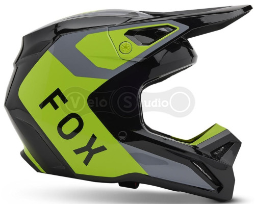 Детский мотошлем FOX YTH V1 Mips Helmet - Lean [Grey], YS