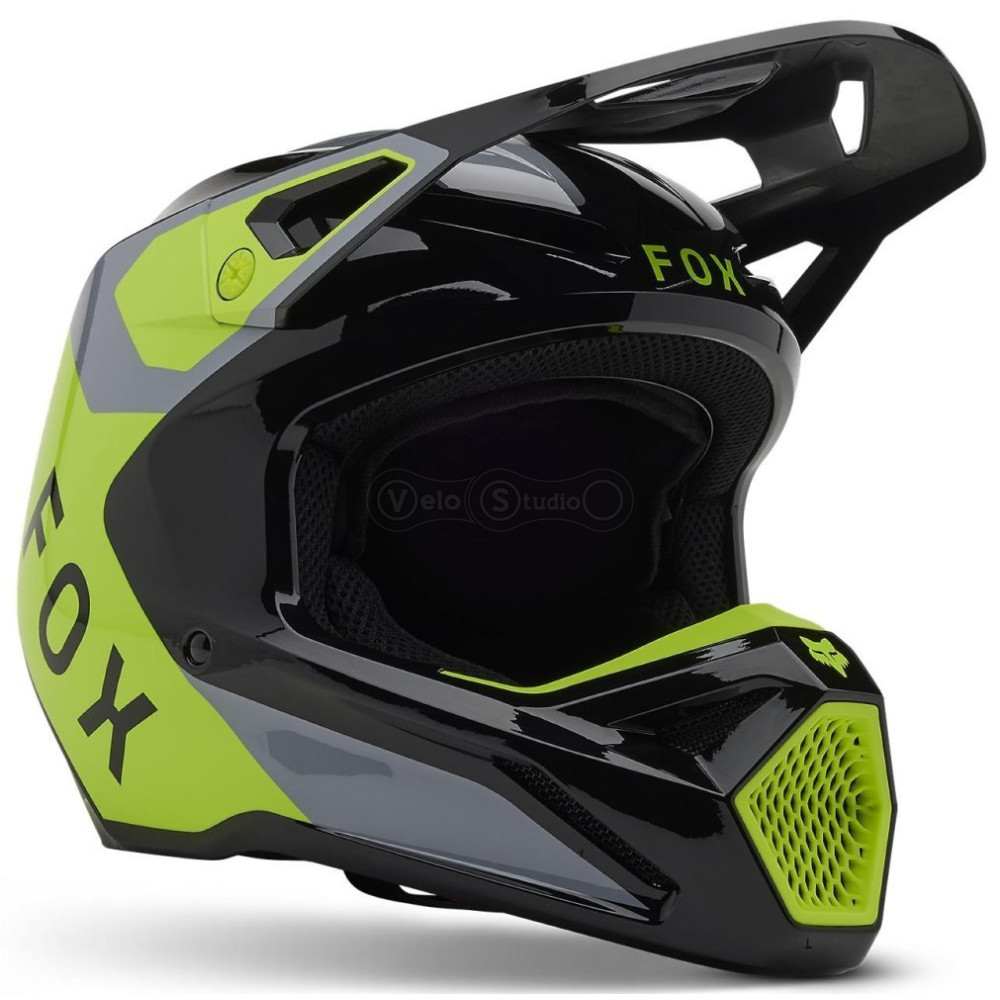 Детский мотошлем FOX YTH V1 Mips Helmet - Lean [Grey], YM