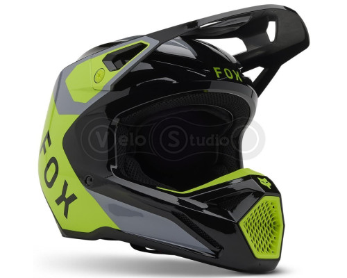 Детский мотошлем FOX YTH V1 Mips Helmet - Lean [Grey], YS