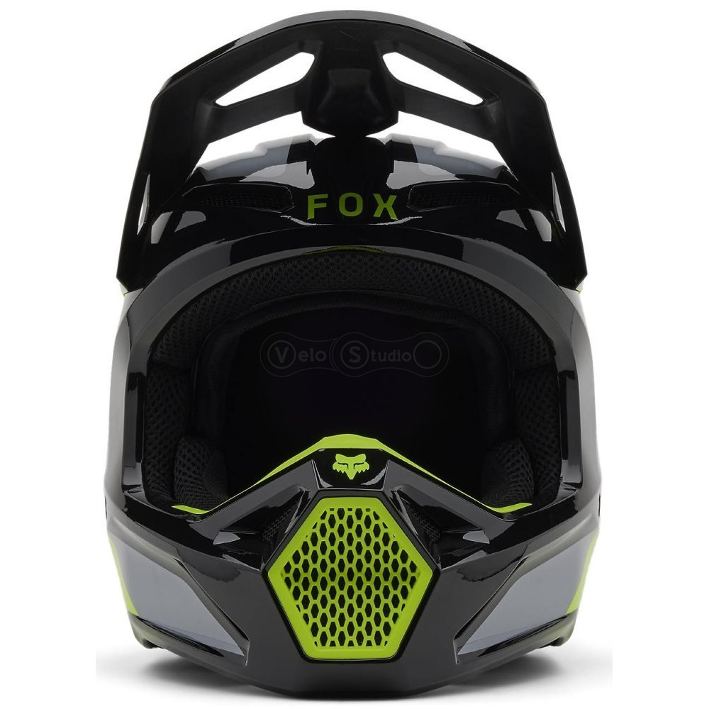 Детский мотошлем FOX YTH V1 Mips Helmet - Lean [Grey], YM