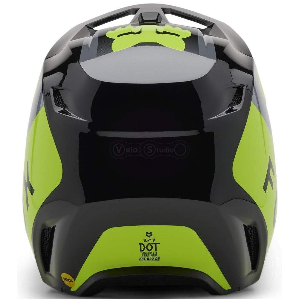 Детский мотошлем FOX YTH V1 Mips Helmet - Lean [Grey], YM