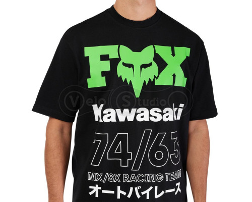 Футболка Fox Kawasaki Oversized Tee [Black], M