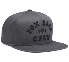 Кепка FOX RACE CREW SnapBack Hat [Dark Shadow], One Size