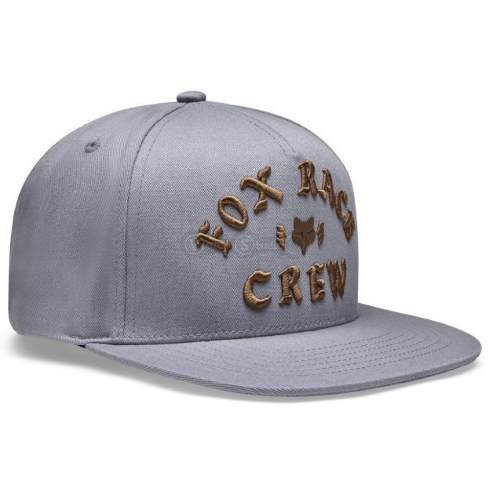 Кепка FOX RACE CREW SnapBack Hat [Steel Gray], One Size