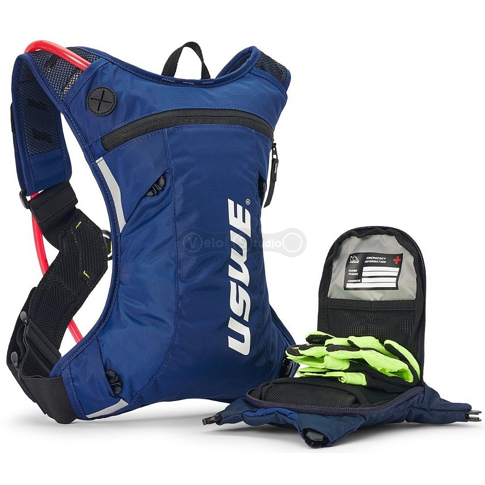 Рюкзак USWE MOTO HYDRO 3L Hydration Pack [Factory Blue], Small