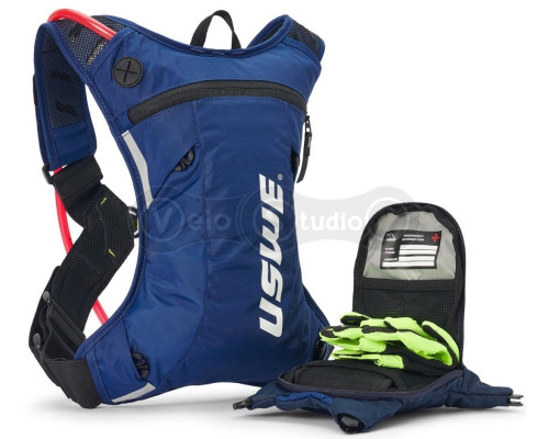 Рюкзак USWE MOTO HYDRO 3L Hydration Pack [Factory Blue], Small