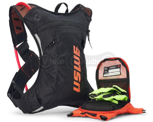 Рюкзак USWE MOTO HYDRO 3L Hydration Pack [Factory Orange], Small