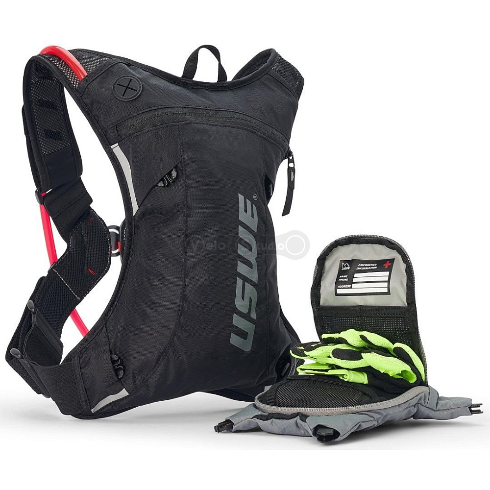 Рюкзак USWE MOTO HYDRO 3L Hydration Pack [Black], Small