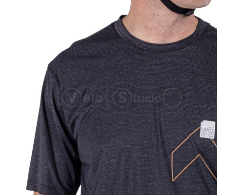 Джерсі LEATT MTB 1.0 Trail X-Flow Jersey [Black], M