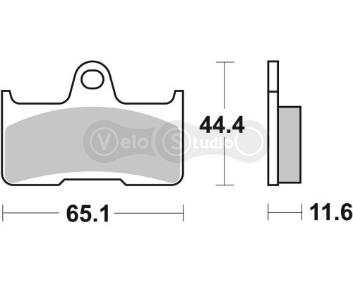 Колодки гальмові SBS 799RSI Racing Brake Pads, EVO Sinter/Sinter