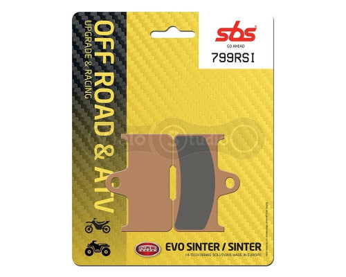 Колодки гальмові SBS 799RSI Racing Brake Pads, EVO Sinter/Sinter