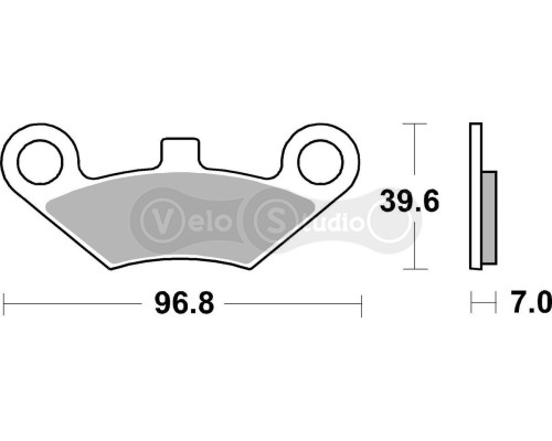 Тормозные колодки SBS 914RSI Racing Brake Pads, EVO Sinter/Sinter