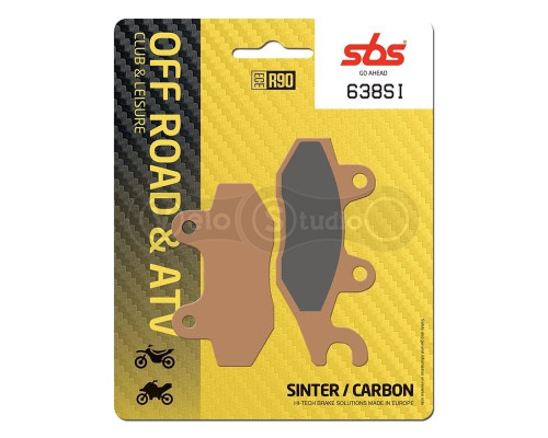 Тормозные колодки SBS 638SI Sport Brake Pads, Sinter/Carbon