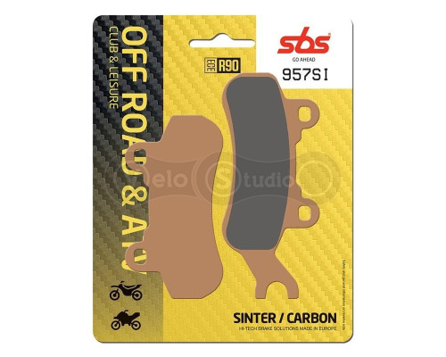 Колодки гальмові SBS 957SI Sport Brake Pads, Sinter/Carbon