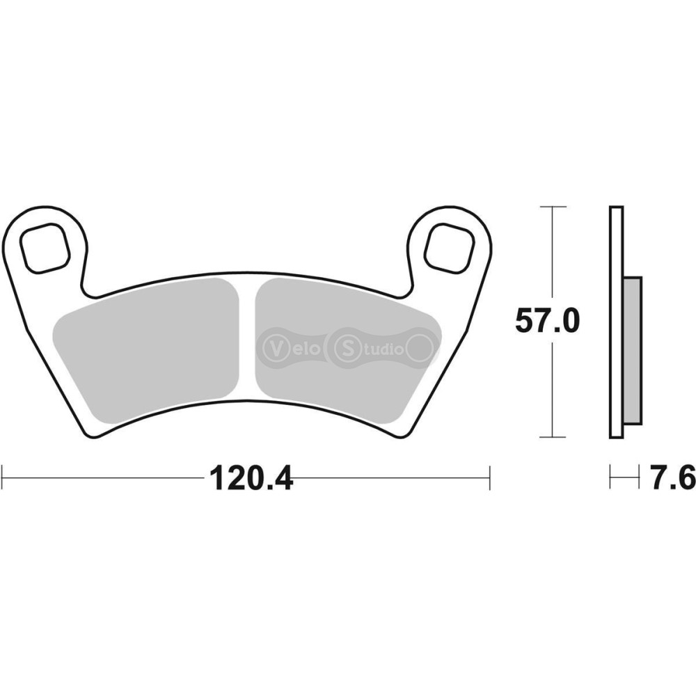 Колодки гальмівні SBS 897SI Sport Brake Pads, Sinter/Carbon