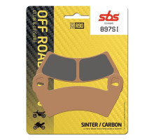 Колодки гальмівні SBS 897SI Sport Brake Pads, Sinter/Carbon