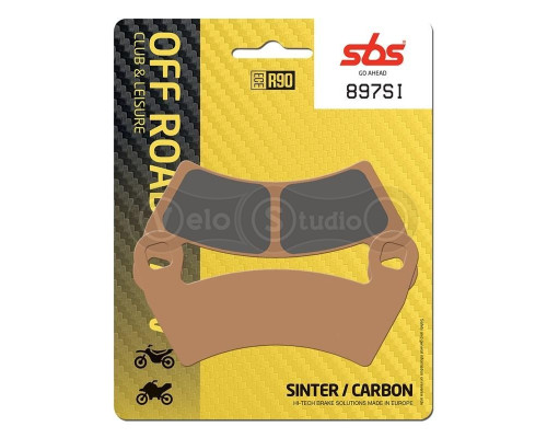 Тормозные колодки SBS 897SI Sport Brake Pads, Sinter/Carbon