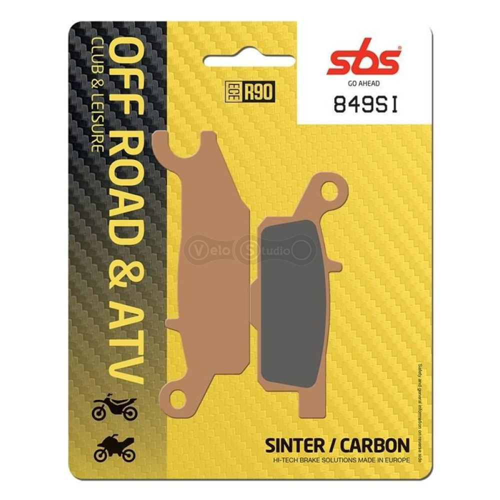 Тормозные колодки SBS 849SI Sport Brake Pads, Sinter/Carbon