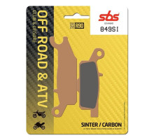 Колодки гальмівні SBS 849SI Sport Brake Pads, Sinter/Carbon