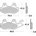 Колодки гальмові SBS 638HS Performance Front Brake Pads, Sinter