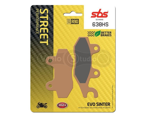 Колодки гальмові SBS 638HS Performance Front Brake Pads, Sinter