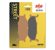 Колодки гальмові SBS 663HS Performance Front Brake Pads, Sinter