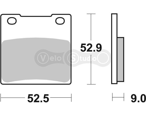 Колодки гальмівні SBS 556LS Performance Rear Brake Pads, Sinter