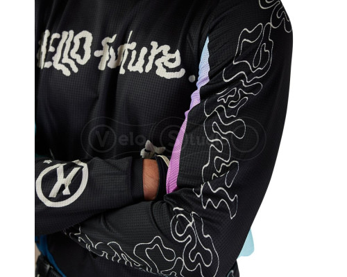 Джерсі FOX 180 Jersey Long - Hello Future [Black], M