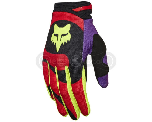 Перчатки FOX 180 Glove - EMOTION [Flo Red], L (10)