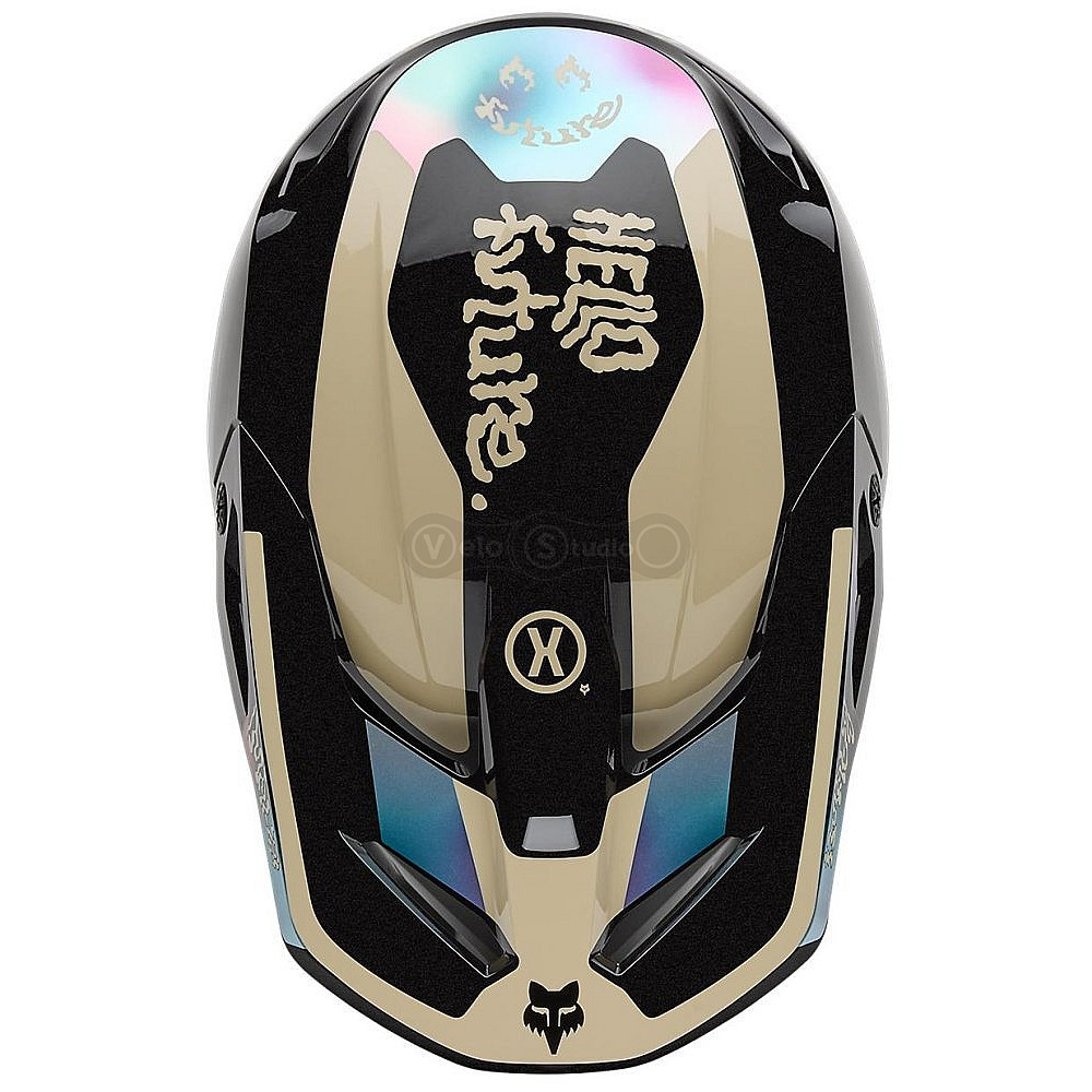 Мотошлем FOX V1 Helmet Mips - Hello Future [Black], M