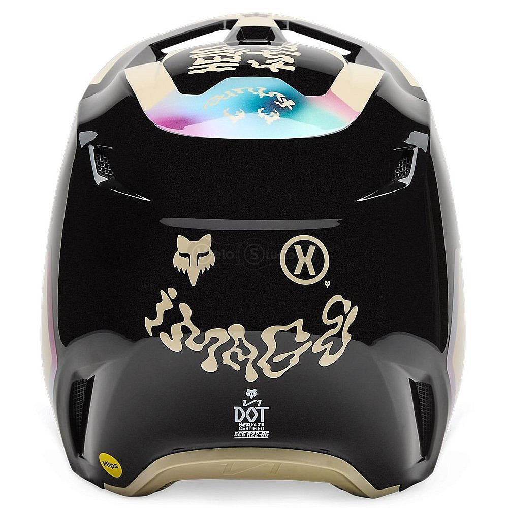 Мотошлем FOX V1 Helmet Mips - Hello Future [Black], M