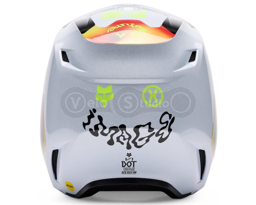 Мотошлем FOX V1 Helmet Mips - Hello Future [White], XS