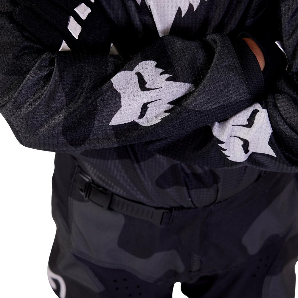 Детская джерси FOX 180 Youth Jersey - BNKR [Black], YL