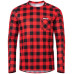 Джерсі USWE Flannel Jersey [Flame Red], M