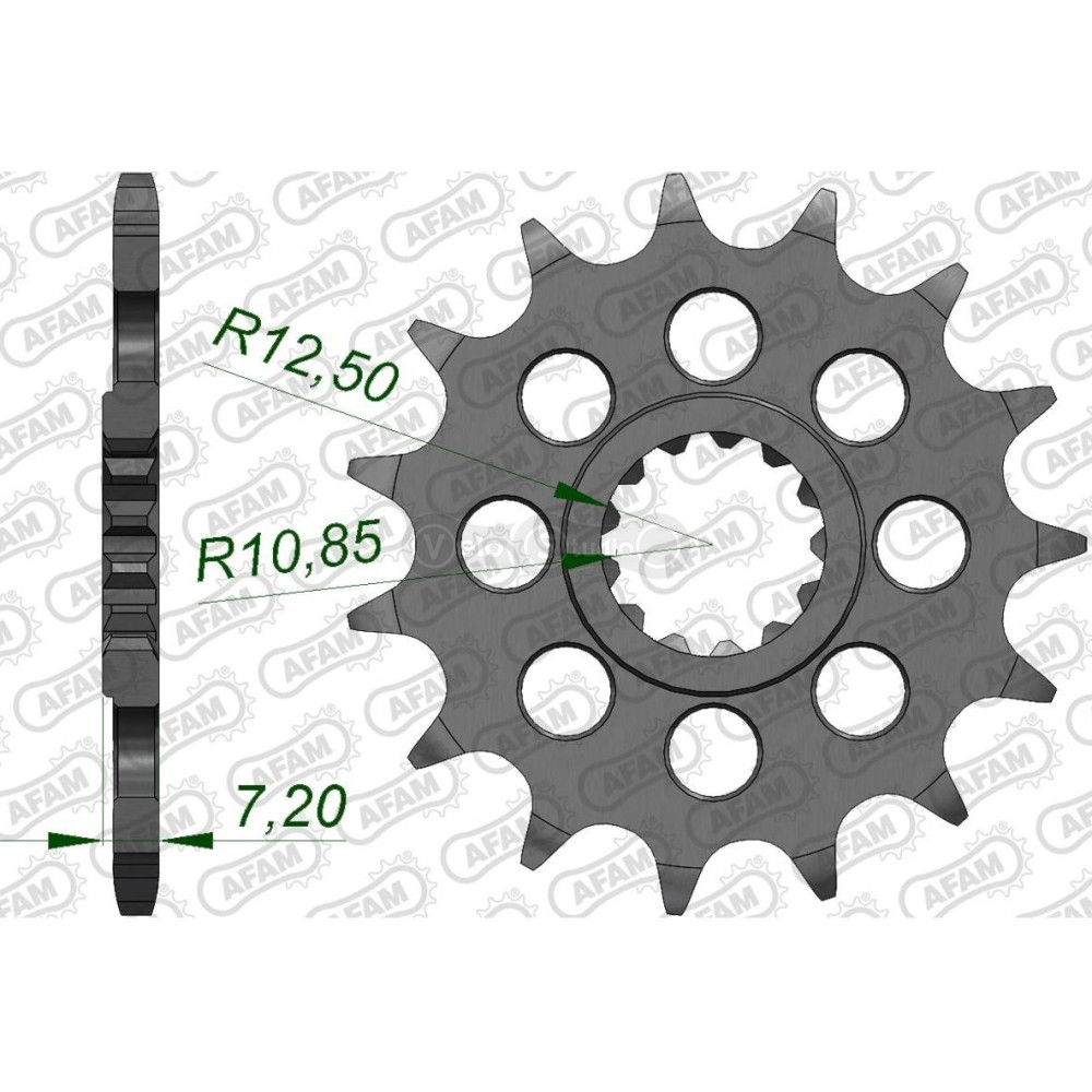 Передняя звезда AFAM 520 Sprocket 28404 - Suzuki, 15z