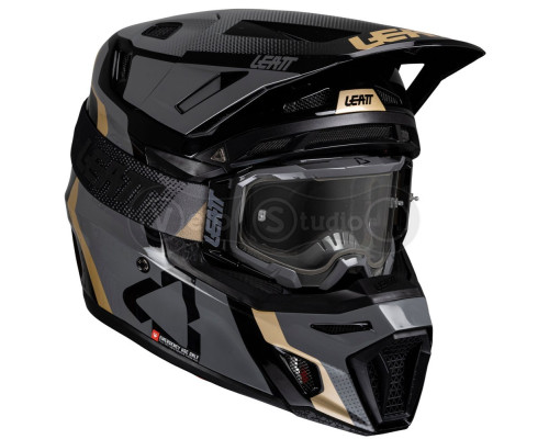 Мотошлем LEATT Moto 8.5 Helmet+Goggle [Black], M