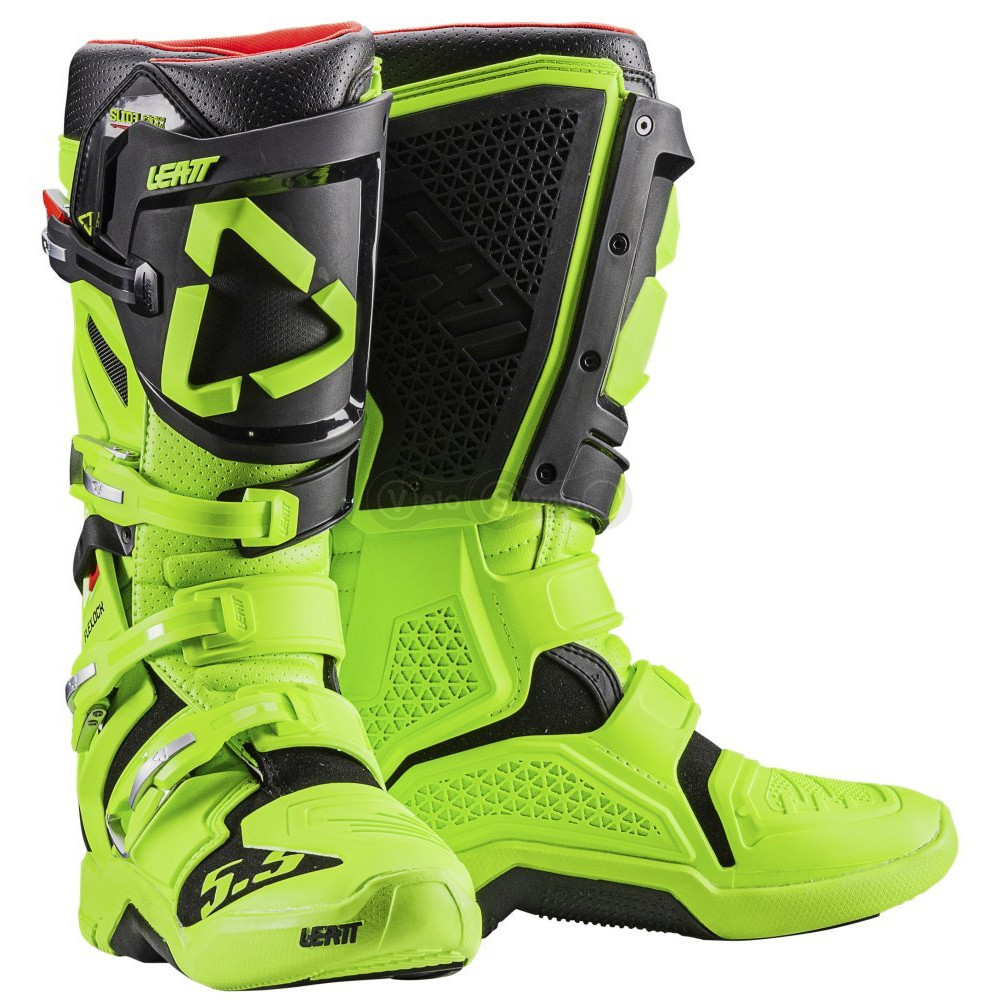 Мотоботы LEATT 5.5 FlexLock Boot [Lime Green], US8