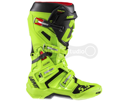 Мотоботи LEATT 5.5 FlexLock Boot [Lime Green], US9