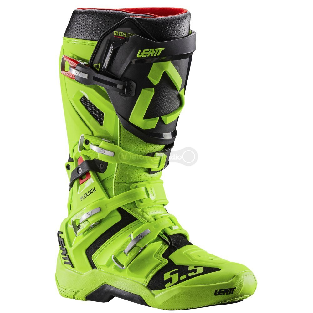 Мотоботы LEATT 5.5 FlexLock Boot [Lime Green], US8