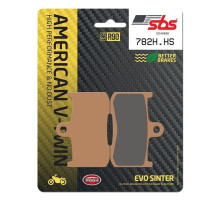 Колодки гальмівні SBS 782H.HS High Performance Front Brake Pads, EVO Sinter